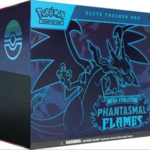 Phantasmal Flames Elite Trainer Box 9 packs + Promo Pokémon TCG