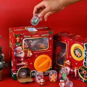 Internet celebrity Christmas egg machine, cartoon figurine, keychain, pendant, mystery box, toy, children’s Christmas gift, small prize.