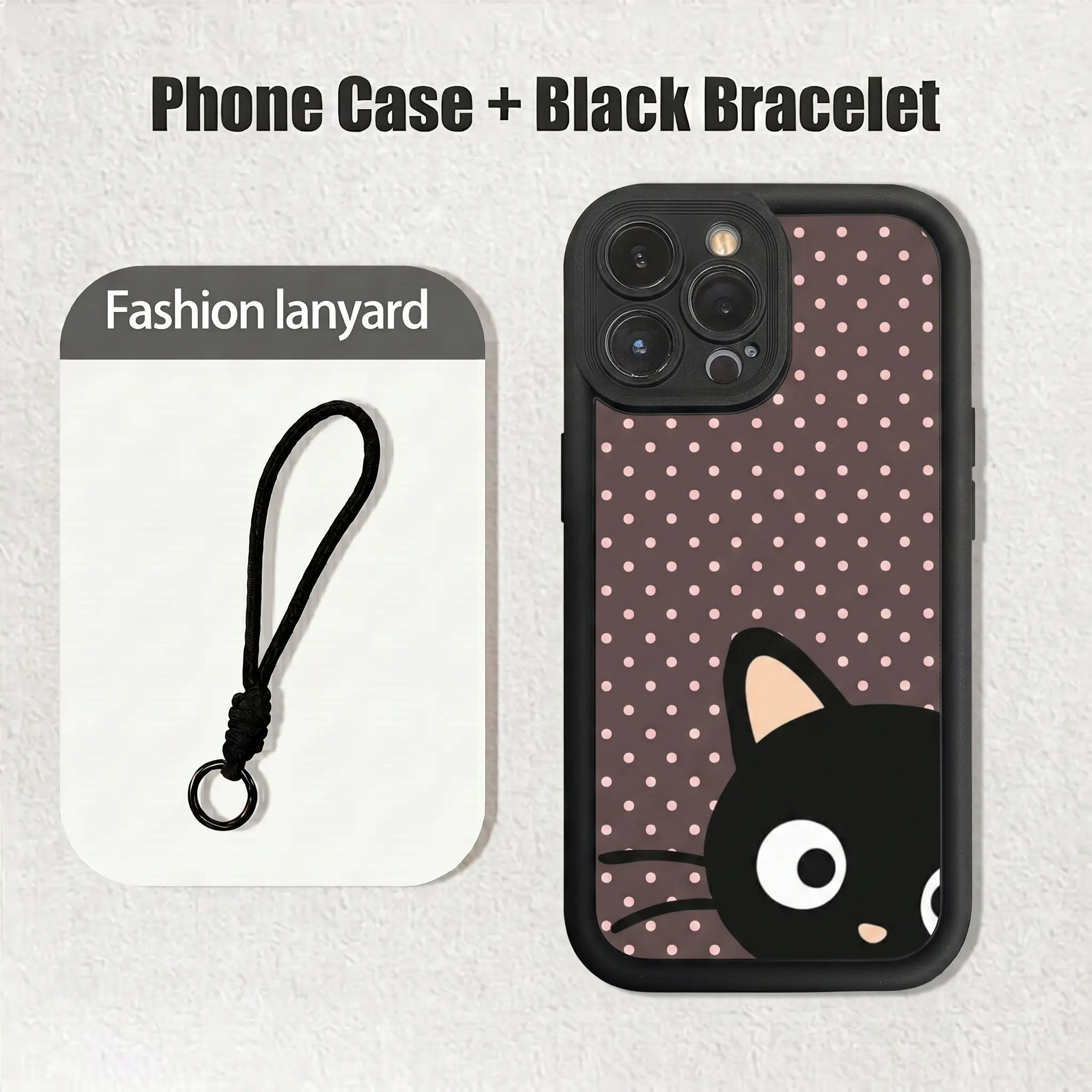Kawaii Chococat Cartoon Durable Smartphone Case - Shockproof Dual TPU Layers Shell, Cat Aesthetic Protector Accessory for iPhone 13-17 Pro Max, Ideal for Birthday Gifting
