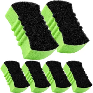 Car Wash Sponges Large Dual Textured Sponges for Cleaning Multipurpose Cleaning Supplies Accessories Thick Foam Kit for Kitchen Bathroom Household