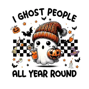ghost all year round Sublimation Transfer sheet