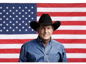 Vintage Country George Strait Flag, Western Cowboy Style Banner