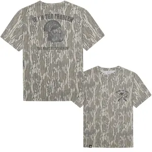 If I’m The Problem Turkey T-Shirt – Hunting Humor Tee | Mossy Oak Camo Graphic | Unisex Outdoor Wear | Heritage Waterfowl Camo Shirt | Trendy Outdoor Style - Menswear, Top