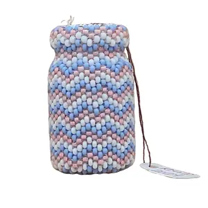EotEA Transgender Pride Zig-Zag Peyote Stitch Bottle