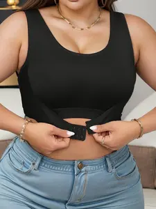 2 Pack Women's Plus Size Wireless Bras, Comfortable Soft Fabric Design, Casual, Perfect Fit for Curvy Women, All-Day Wear with Stylish Appeal