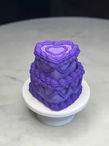 Heart Cake Clicker with Stand