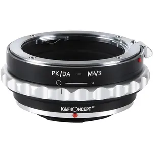 K&F Concept Metal Manual Lens Adapter, Camera Accessory for Pentax PK DA Lenses to Micro 4 Thirds (M4/3 MFT) Cameras, Accessories