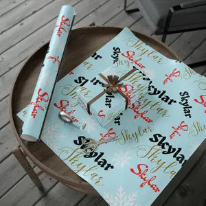 Collage Name Personalized Wrapping Paper | Custom Wrapping Paper | Wrapping paper for gifts | Custom Gift Wrap | Gift Wrap Roll