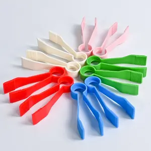 Plastic Tweezers DIY Precision Practice Hairball Flat Pliers Insect Outdoor Small Clips, Fine Motor Skills Training Tool