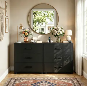 Aheaplus 3-Drawer Dresser, Chest of Drawers with Charger Station, 21.7'' Wider Nightstands with 3 Wooden Drawers, Large Tall Bedside Table, Modern End Side Table Set, Nightstand for Bedroom