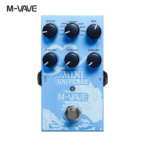 Mini-Universe Electric Guitar Reverb Effect Pedal, 9 Reverb Sounds, Metal Body, Direct Hardware Connection, Live Performance