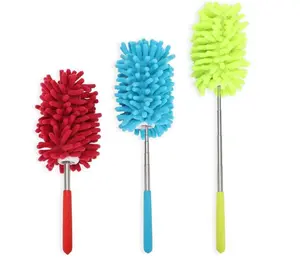 Extendable Hand Dusters Washable Dusting Brush for Cleaning Car, Computer, Air Conditioning, TV and Else Pack of 3