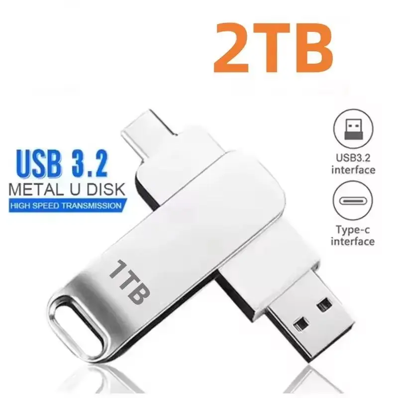 NEW 16TB USB 3.2 High-Speed Transfer Memory Stick with Metal Body, Waterproof Computer Accessories for Data Storage (2026)