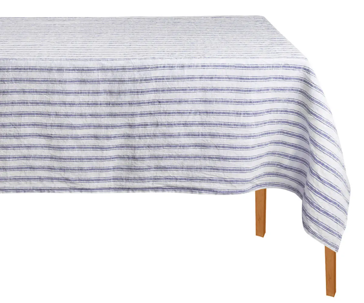 Linen Tablecloth - Striped Tablecloths