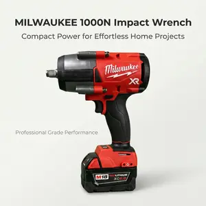 -Milwaukee 9071-20 Corded 1/2 In Impact Wrench | Electric Bare Tool For Automotive Repair General Construction Maintenance | 300 Ft-Lbs Torque 1800 RPM With Friction Ring Socket Retention