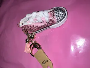 Blinged Out Sneaker Keychain