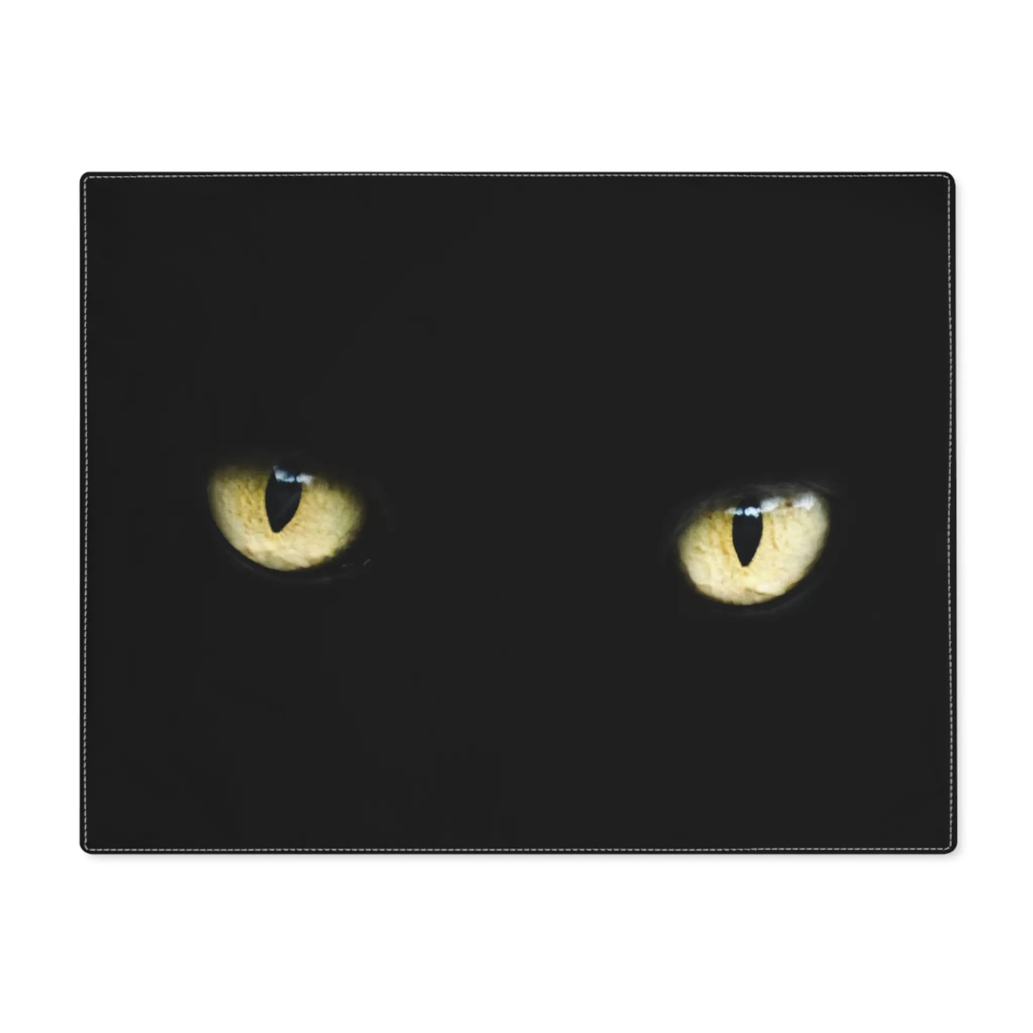 Cat Eyes Placemat, Black Cat Table Decor, Unique Dining Accessory, Pet Lover Gift, Halloween Table Setting