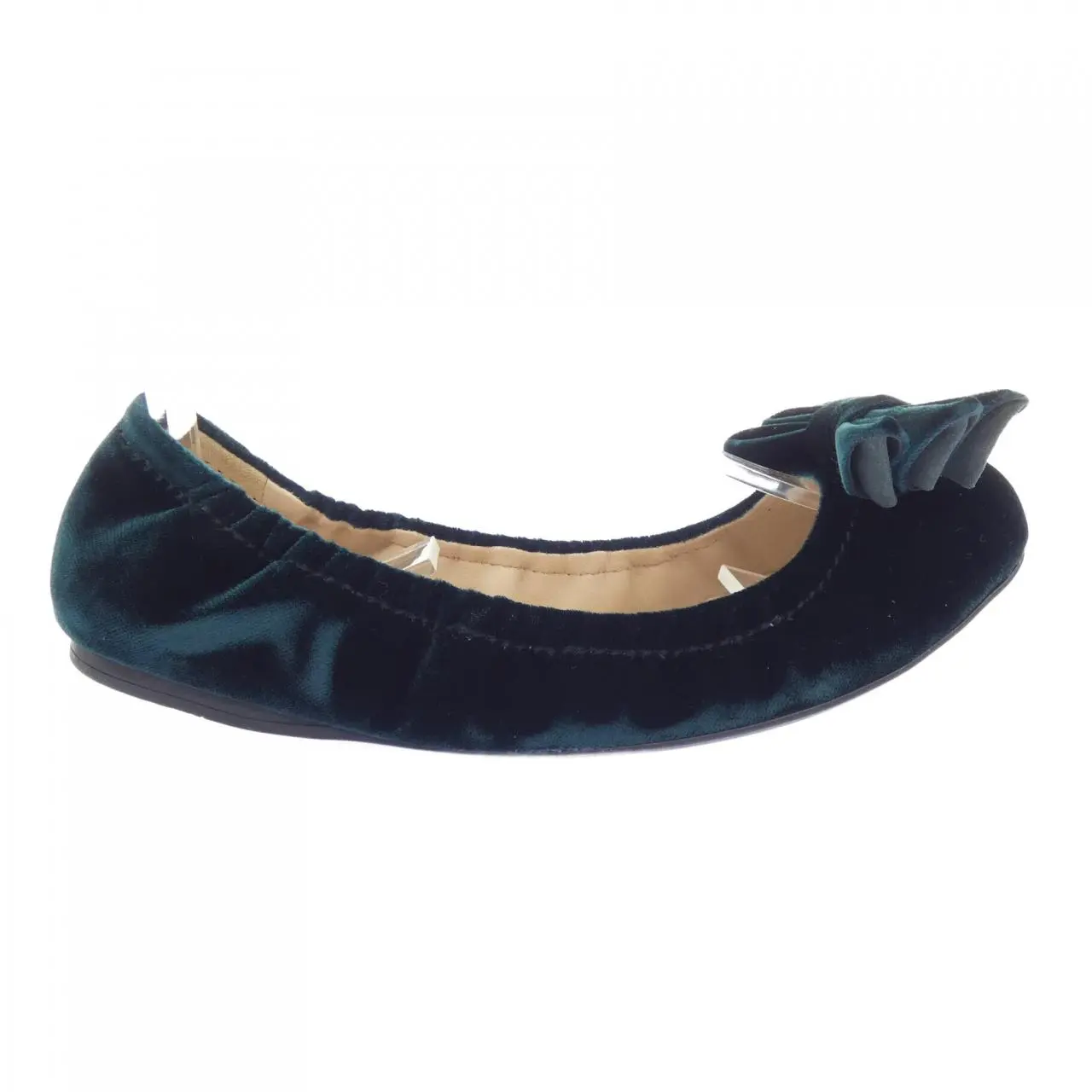 Pre-owned miu miu Others Small Leather Goods Flat Shoes