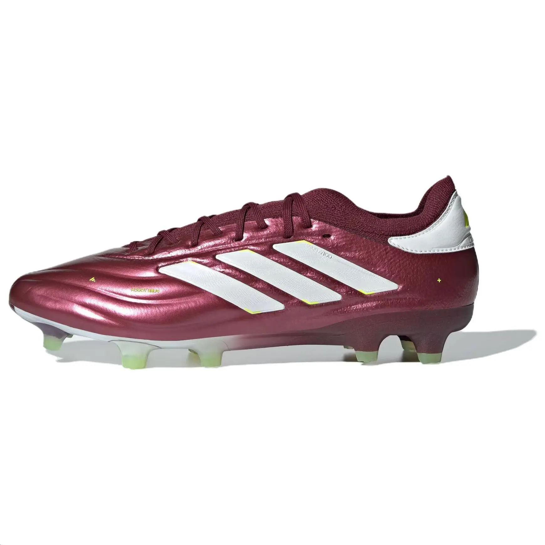 Adidas Copa Pure 2+ FG Energy Citrus Pack' Cushioned Durable Soccer Cleats Men's Red IE7485