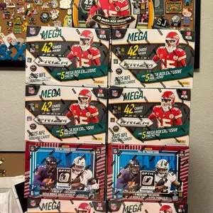 BREAK #13  -  2 OPTIC MEGA - 6 PRIZM MEGA - 1 SELECT MEGA - TOTAL OF 9 MEGA BOXES