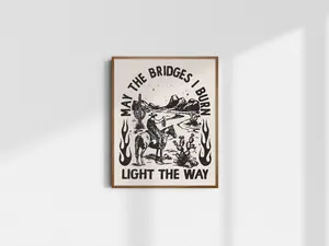 Light The Way, Giclée Fine Art Print, Western Art Print, Western Wall Art, Wild West Art