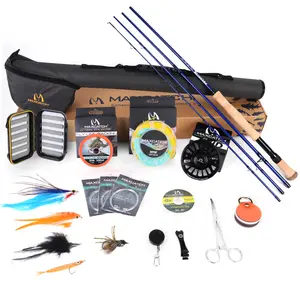 Maxcatch Predator Big Game and Saltwater Fly Fishing Rod and Reel Combo Full Kit 9FT Fishing Complete Outfit