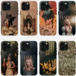 Hades Album Phone Case, Hip Hop Inspired Collage Art Shockproof Heavy Duty Drop Compatible with iPhone 17, 16, 15, 14, 13, 12, 11, X & Galaxy