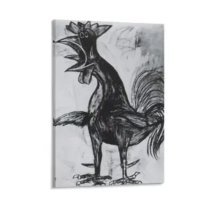 Pablo Picasso's Young Cock Art Prints. These Fine Art Prints Make for Excellent Modern Decoration in Classrooms, Kitchens. Poster Canvas Wall Art For Bedroom Decor Bar Office Room Decor Gift