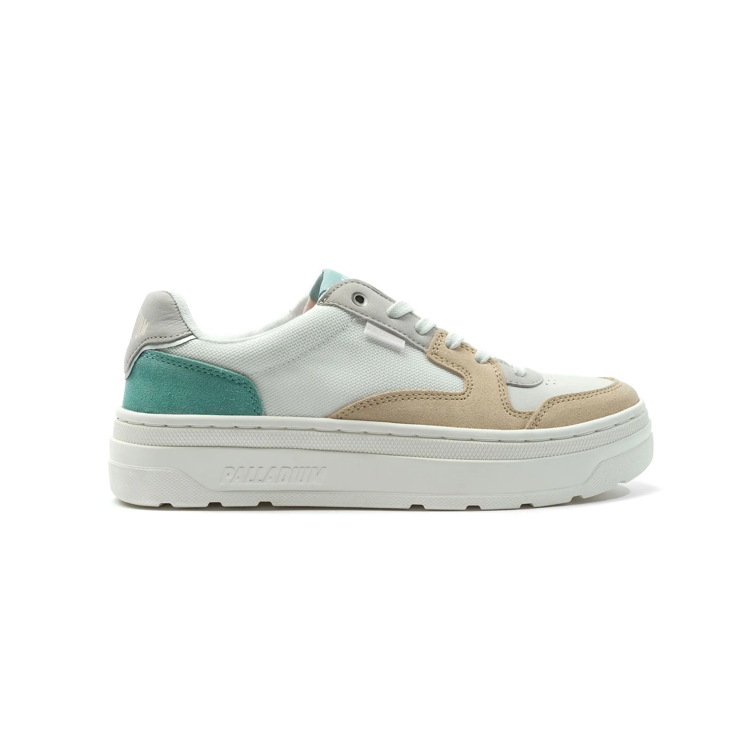 Pallasphalt Lo - Star White/Warm Sand, Casual Platform Sneaker for Women