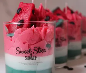 Sweet Slice of Summer Watermelon Scented Soy Candle