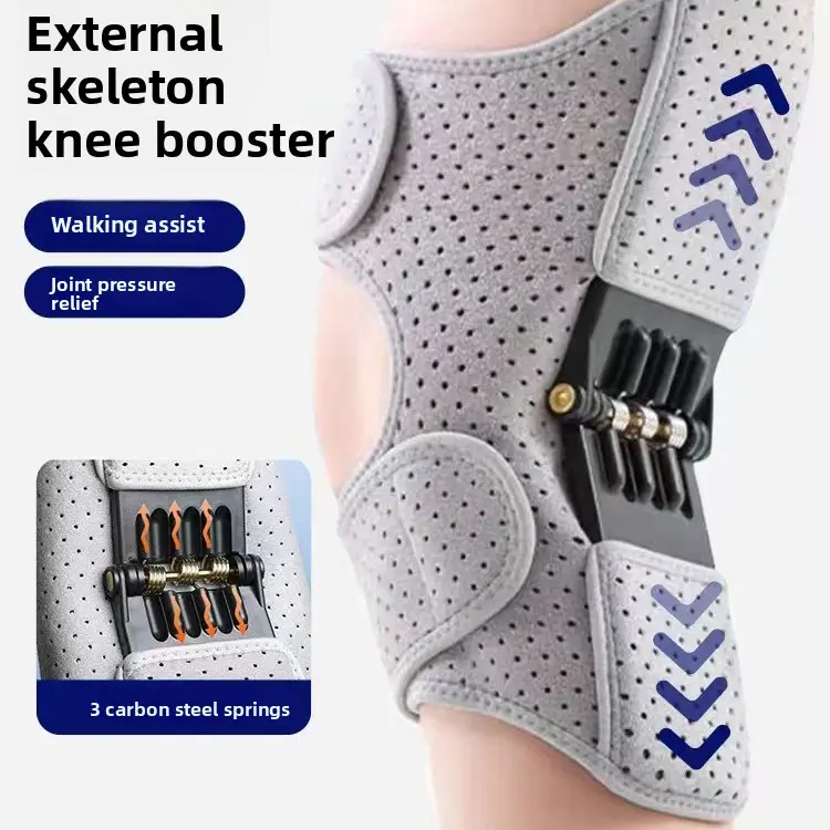 Patellar Belt Knee Band - 3 Carbon Springs Compression Device Protective Gear, Extra Compression Stabilizer for Elderly, Sports Joint Support, Climbing Healthcare Tool, Arthritis Relief