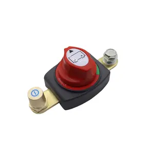 12V24V Brass Battery Terminal Power-off Integrated Switch Car Modification Extension Accessory High-Current Power Switch
