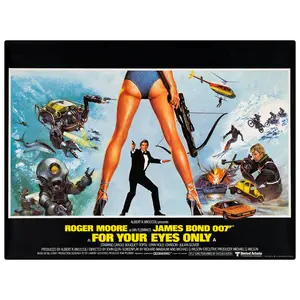 For Your Eyes Only (1981) Poster - High-Quality Glossy Paper Posters