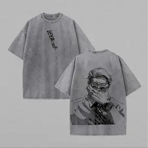 Jujutsu Kaisen Kento Nanami Printed Unisex Washed T-Shirt a3