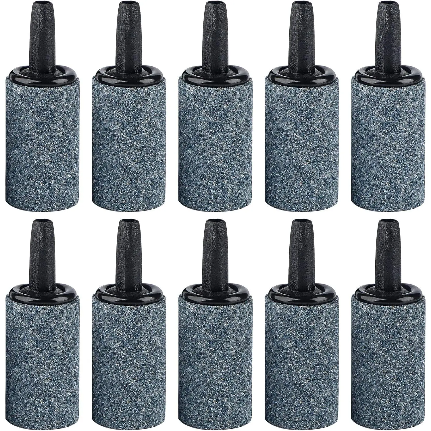 Aquarium Air Stone 1 Inch, Fish  Air Stone Aerator Bubble Diffuser for Nano Air Pumps Small Buckets and Fish Tanks, 10 Pack