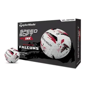 TaylorMade Golf Speed Soft Ink NFL Golf Balls