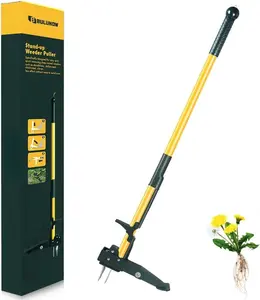 Weed Puller Tool, 50IN Long Handle 4 Claws Stand Up Weeding Tool, Extra Thickened Stainless Steel Shaft Garden Weeder,Remove the Roots of Thistles, Crabgrass, Dandelions, and Blackberries, etc.