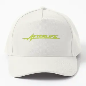 Afterlife Neon Sign Twill Cap Hat, Bold and Stylish Design for Nightlife Enthusiasts, Perfect for Casual Wear and Making a Statement