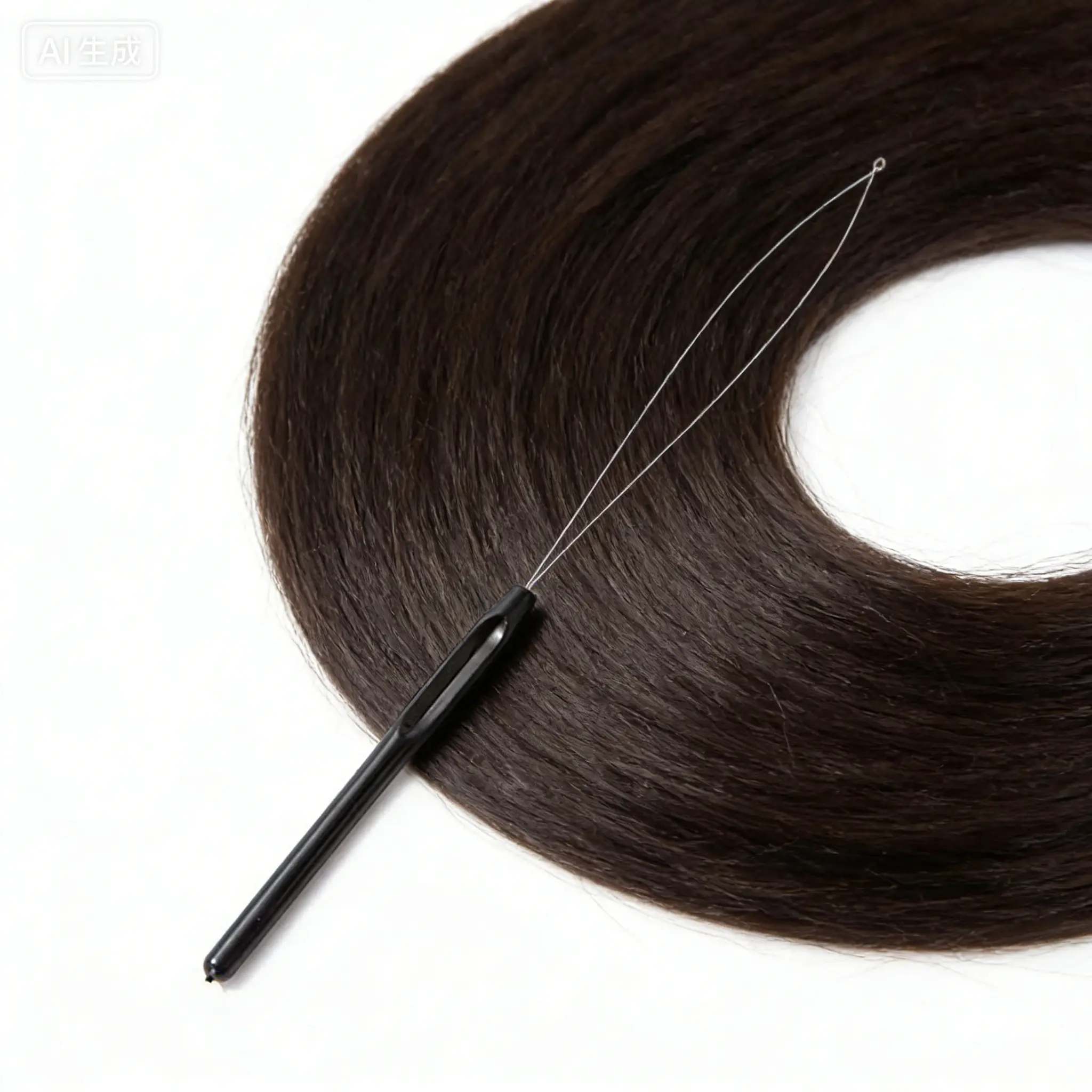 Ve Sunny Micro Link Bead Threader Tool Pulling Hook for Micro Link Hair Extensions Professional Hair Extension Accessories Hair Styling
