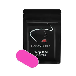LUNRA Black pink Anti-Snoring Mouth  - Gentle Adhesion, 30-Strip 1-Month Supply,   for Sleeping &  Accessories Universal