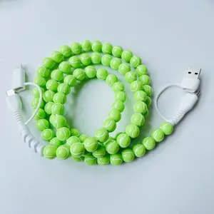 4 in 1 Tennis Beaded Charging Cable Fast Charger for Phone,Compatible with all devices USB-C and Lightning interfaces, 3.3 feet in length, ideal for fast charging, available in multiple styles, Holiday gifts, New year gifts