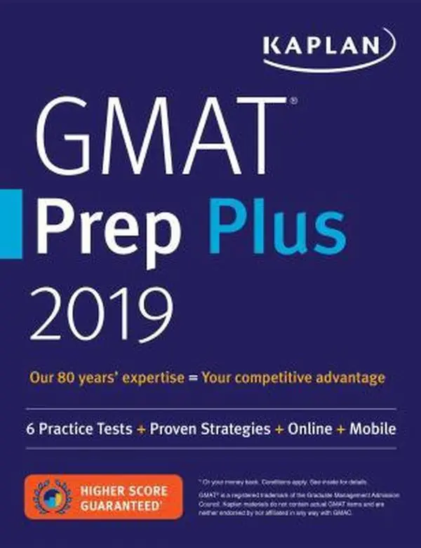 USED-GMAT Prep Plus 2019: 6 Practice Tests + Proven Strategies + Online + Mobile by Kaplan Test Prep (Paperback)
