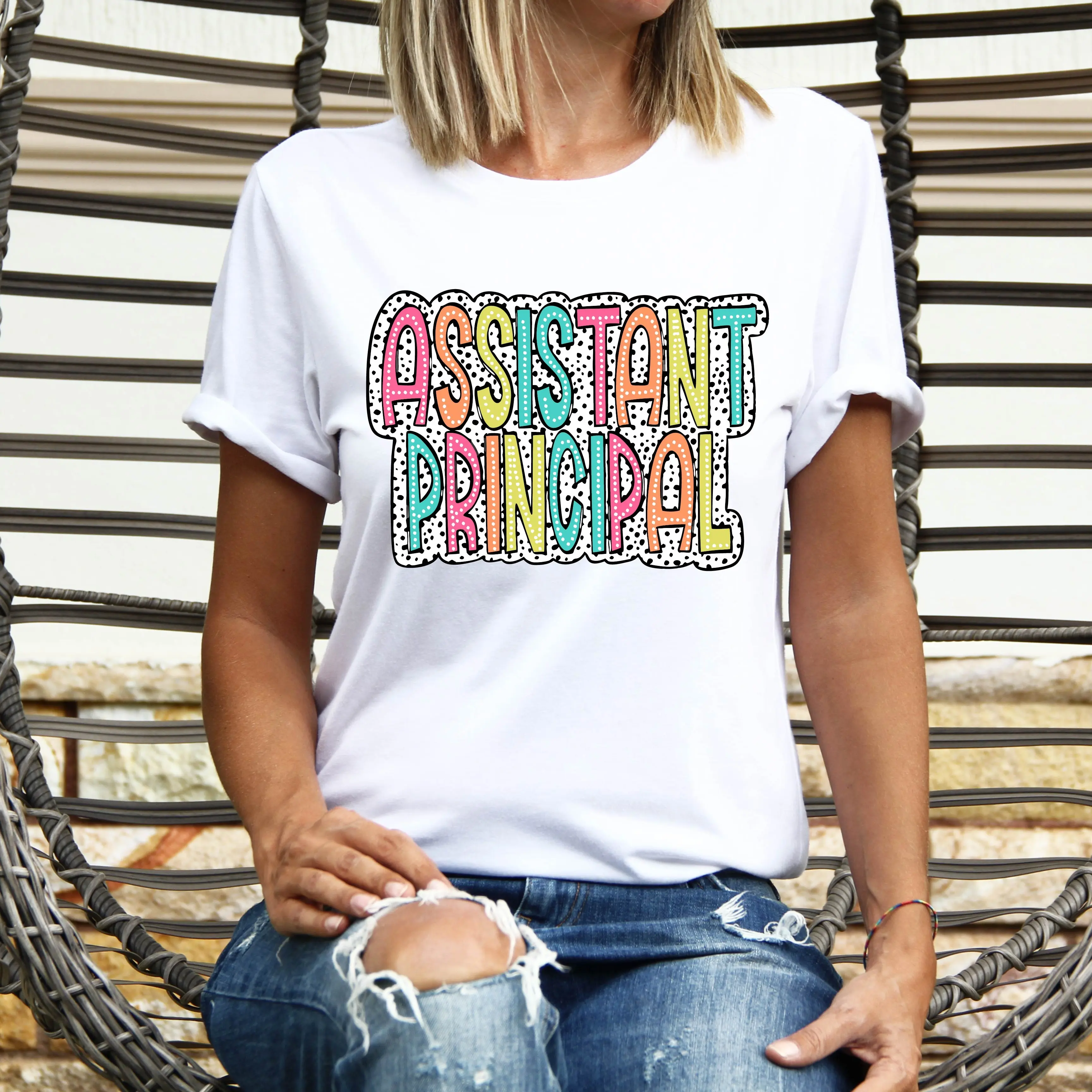 Assistant Principal T-Shirt, Back to School Team Shirt, Gift Tee For Assistant Principal, Teacher Appreciation Tee, Best Teacher Short Sleeve.