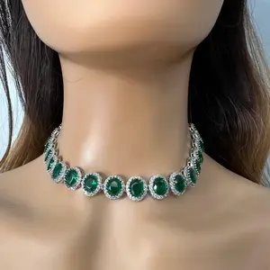 Jenny Green CZ Diamond Necklace