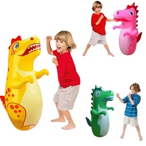 Inflatable Dinosaur Toy for Kids, Indoor Standing Design, Stress Relief Boxing Exercise, Thickened Unstable Balancing Game