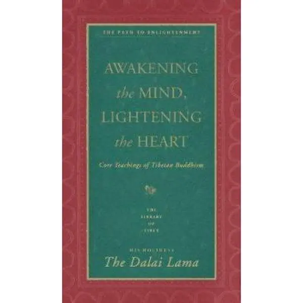 USED Book - Awakening the Mind, Lightening the Heart : Core Teachings of Tibetan Buddhism by Lama Dalai (Hardcover) - english
