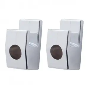 United Pacific - Chrome Plastic Sleeper Curtain Hook for Peterbilt