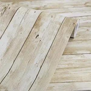 17.71" x 118" Peel & Stick Wood Wallpaper - Self-Adhesive Removable Wall Covering (Vintage Wood Panel)
