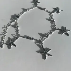 Stainless Steel Ankle Bracelet with Dolphin, Seashell, Starfish, and Fish Design - Fashionable and Unique
