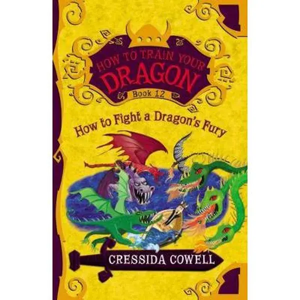 USED Book - How to Train Your Dragon: How to Fight a Dragon's Fury by Cowell, Cressida (Paperback) - english